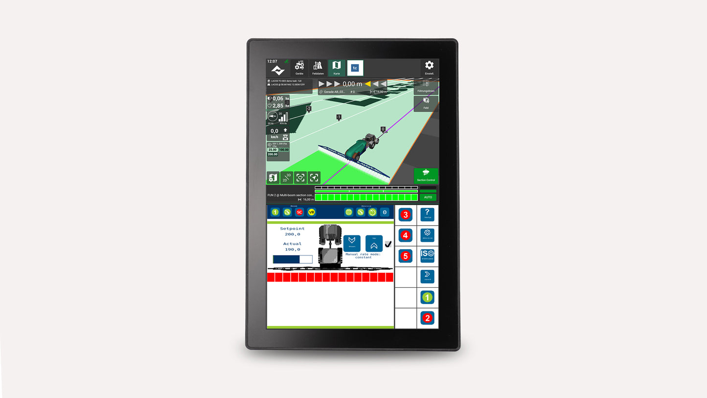 Automatisches Spurführungssystem / Lenksystem RTK von Lacos