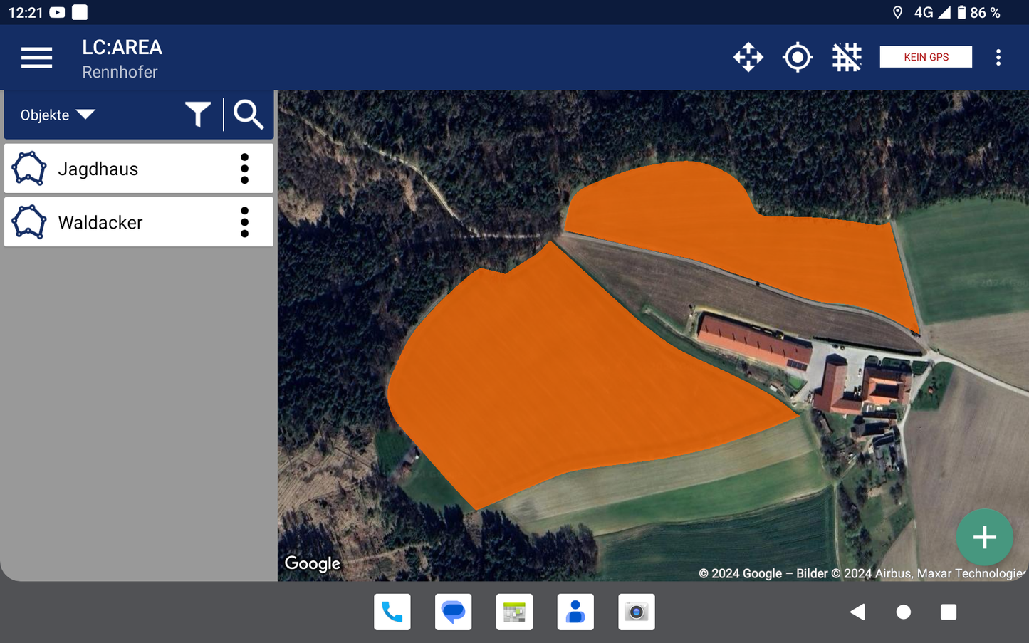 Felder vermessen mit RTK Vermessungsstab Professional Advanced IMU i83, RTK Tablet (sofort verbügbar)