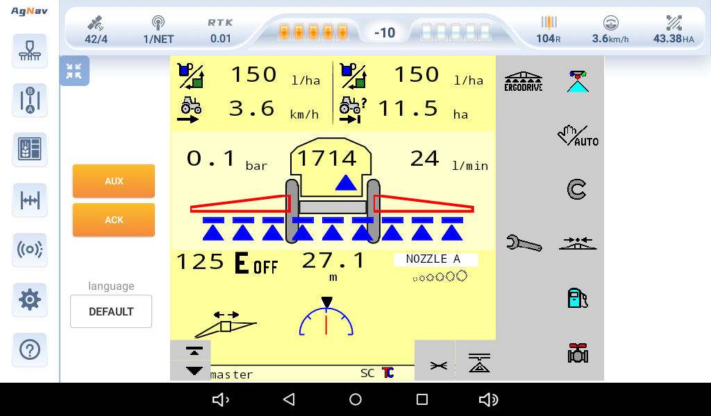 NX510 SE AUTO-STEER mit CHCNAV Receiver (sofort verfügbar)