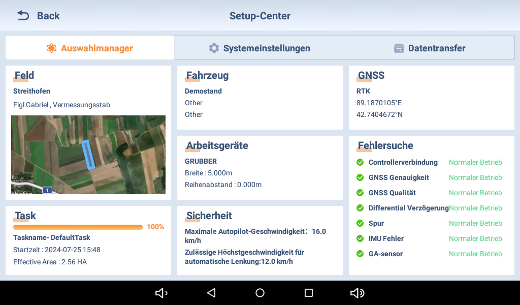 NX510 PRO AUTO-STEER mit Trimble Receiver (sofort verbügbar)