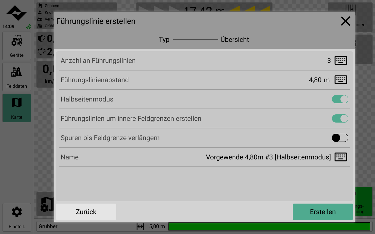 Automatisches Spurführungssystem / Lenksystem RTK von Lacos